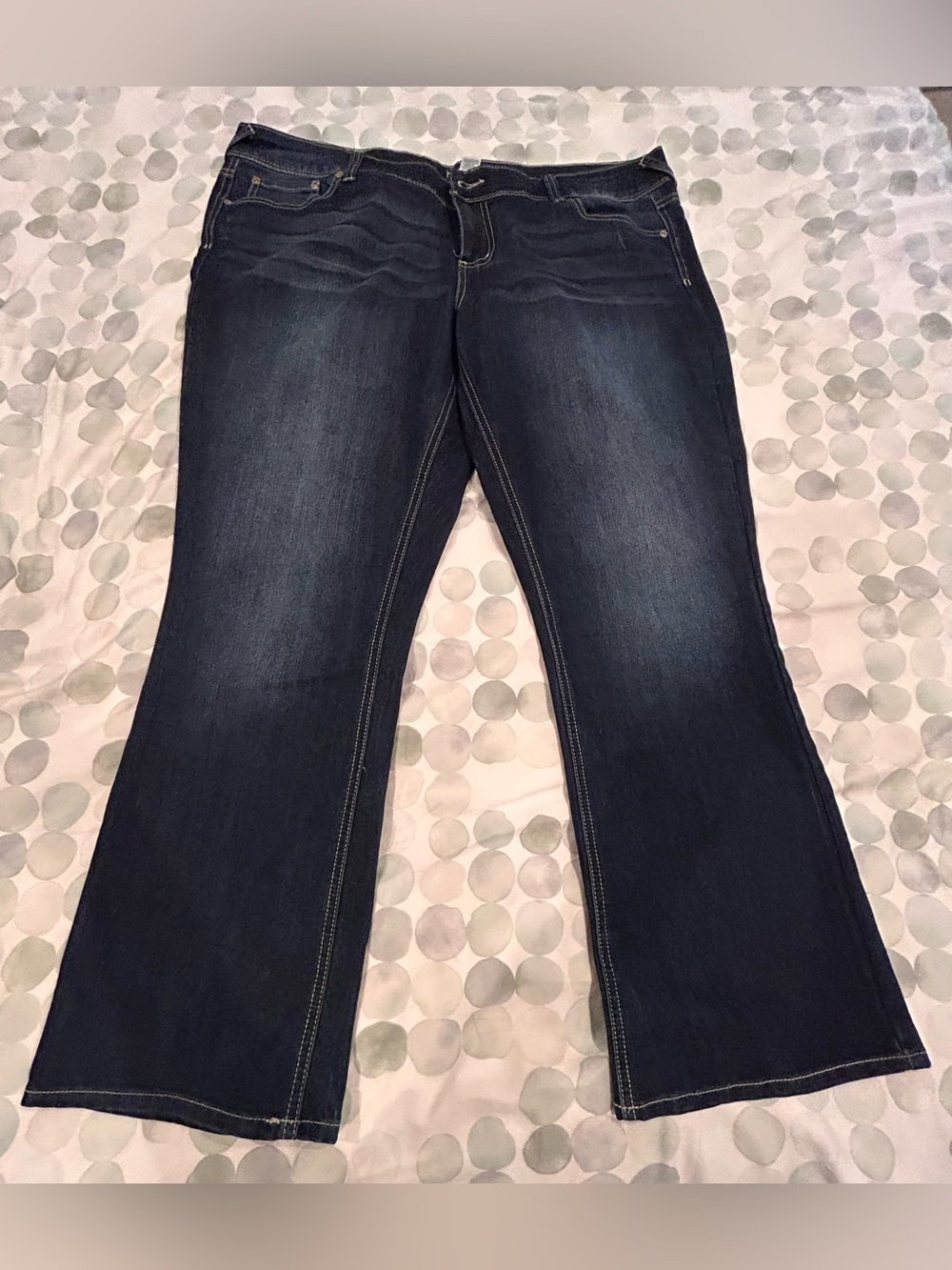 Maurices Dark Blue Flare Jeans